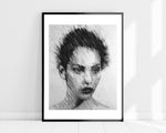 Adore- Charcoal Drawing - 76cm x 51cm