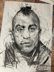 Travis Bickle- Charcoal Drawing - A2