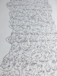 Lucid Faces #1 - original ink on paper- A2