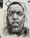 B.I.G- Charcoal Drawing - A2